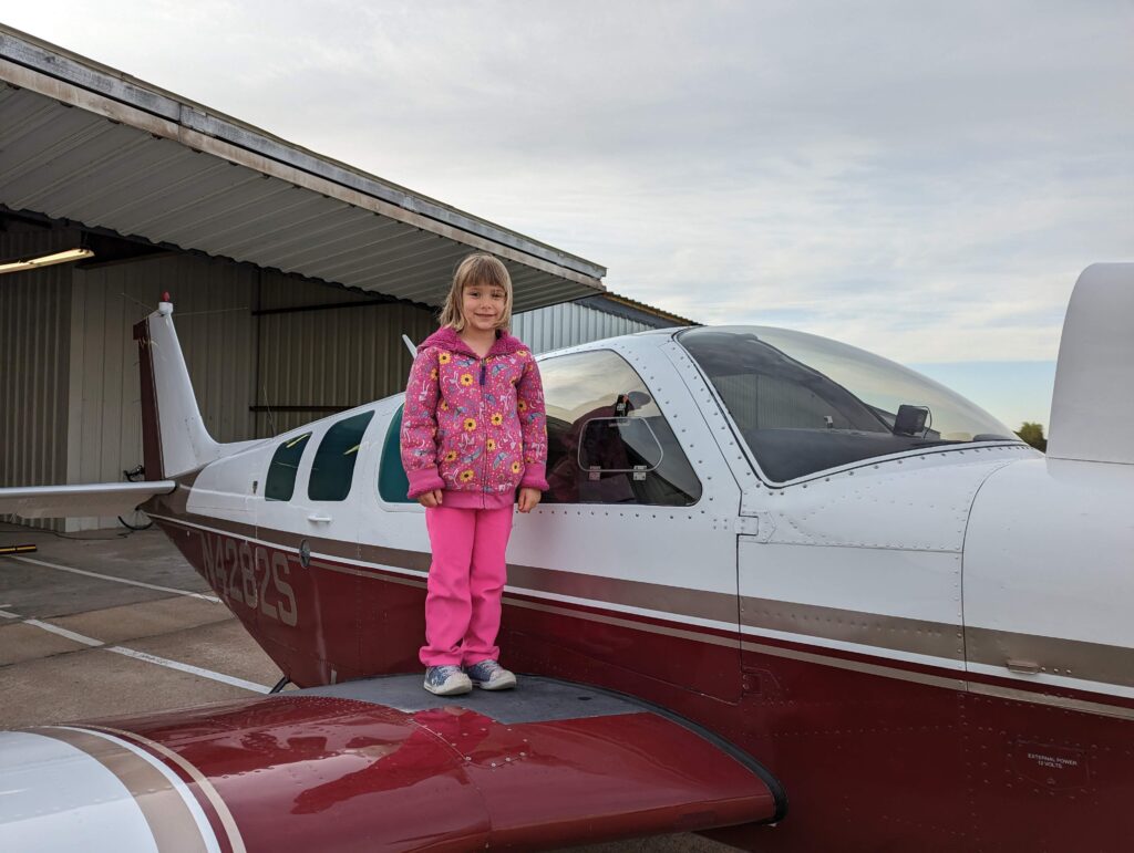 Martha standing on the wing